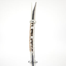 Bombilla personalizada de Plata con Iniciales en Oro