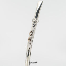 Bombilla personalizada de Plata con Iniciales en Oro