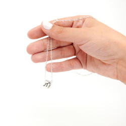 Dije Cubo pasante grabado