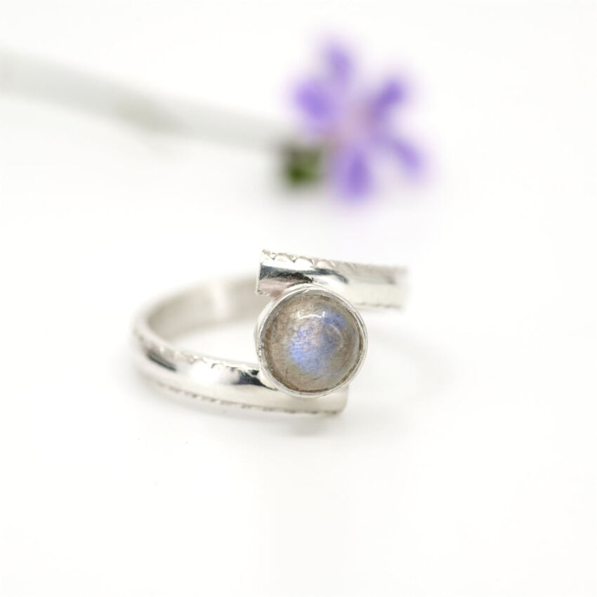 Anillo labradorita IV