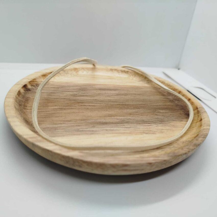 Cordón simil gamuza terminales de acero