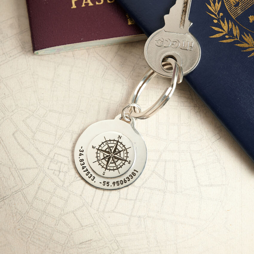 Llavero Brújula