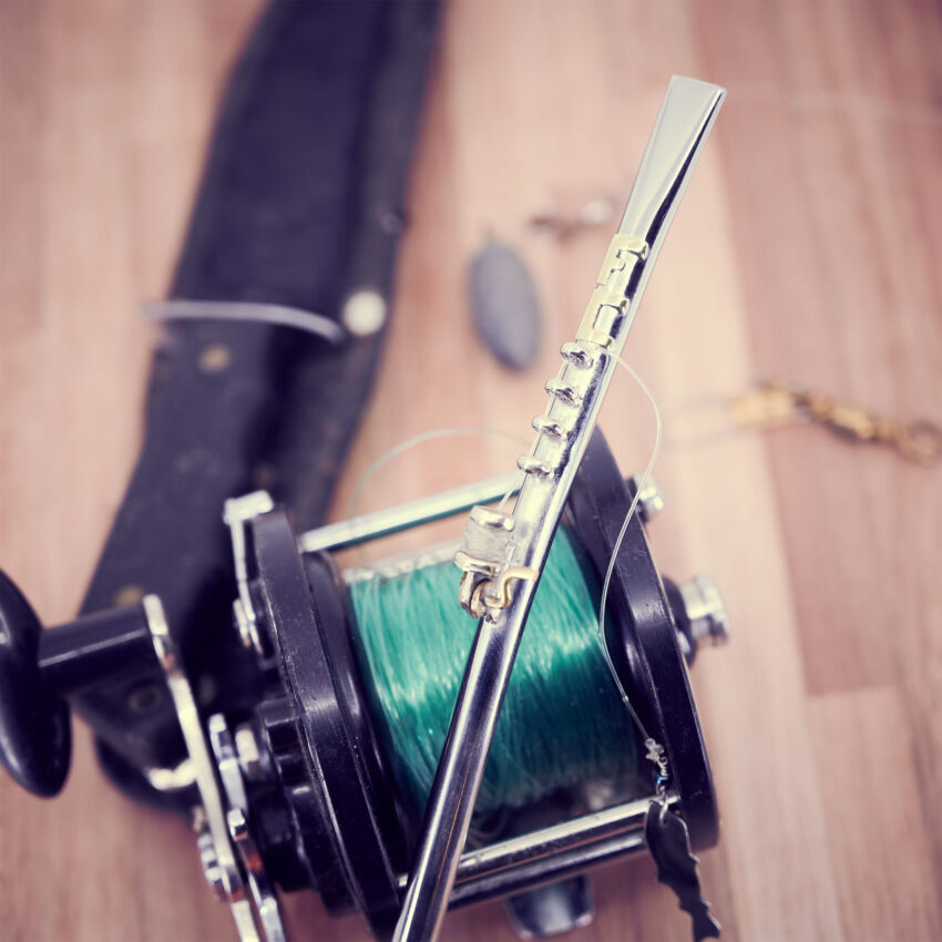 Bombilla Pescador con iniciales personalizada