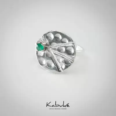 Anillo Love Green 18 mm