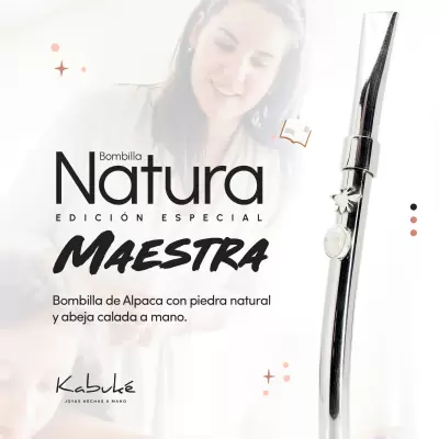 Bombilla Natura Especial Maestra