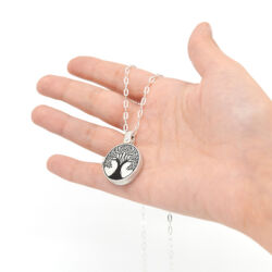 Relicario plata 925 con grabado láser