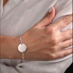 Pulsera circular para grabar