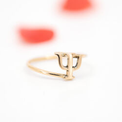 Anillo psicologa oro