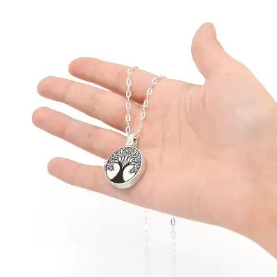 Relicario plata 925 con grabado láser