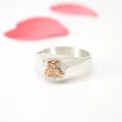 Anillo sello clasico maestra