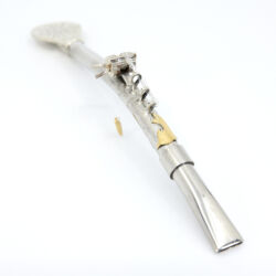 Bombilla Alpaca modelo Pescador Caño ancho