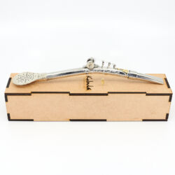 Bombilla Alpaca modelo Pescador Caño ancho