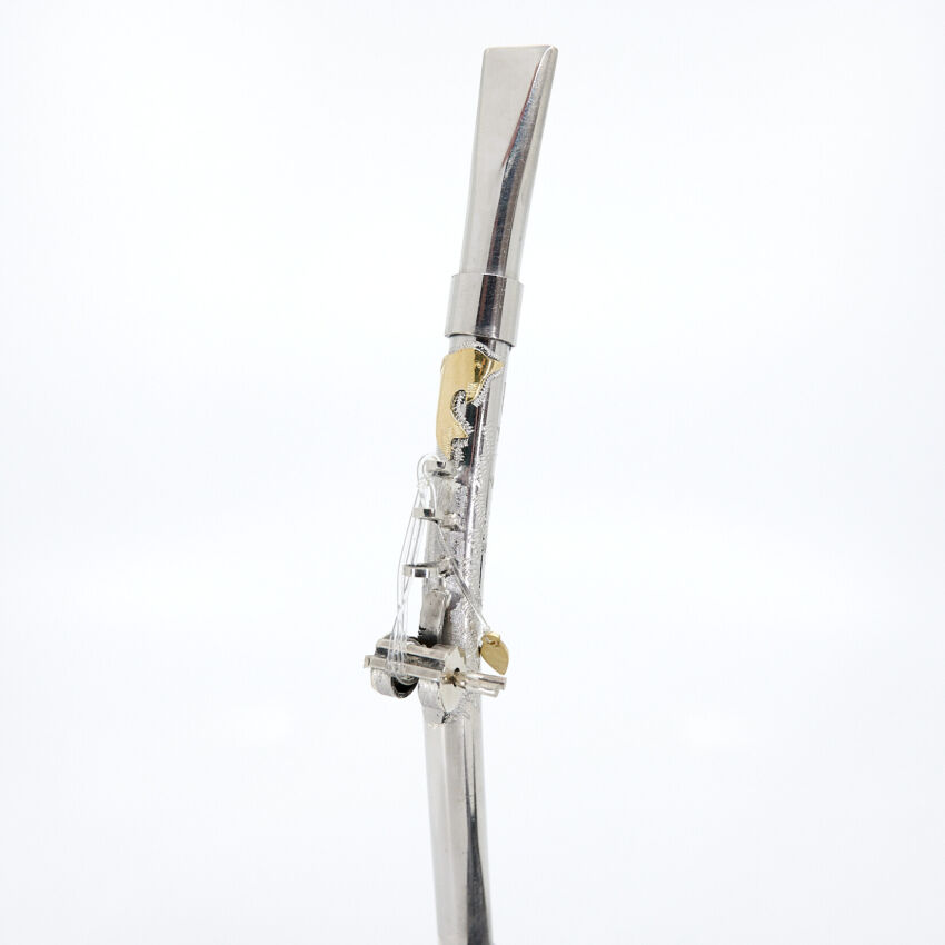 Bombilla Alpaca modelo Pescador Caño ancho