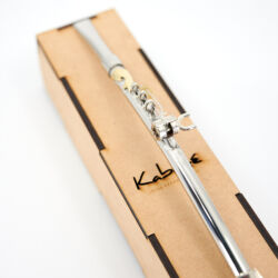 Bombilla Alpaca modelo Pescador Caño fino