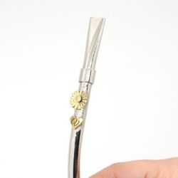 Bombilla Margarita con corazón