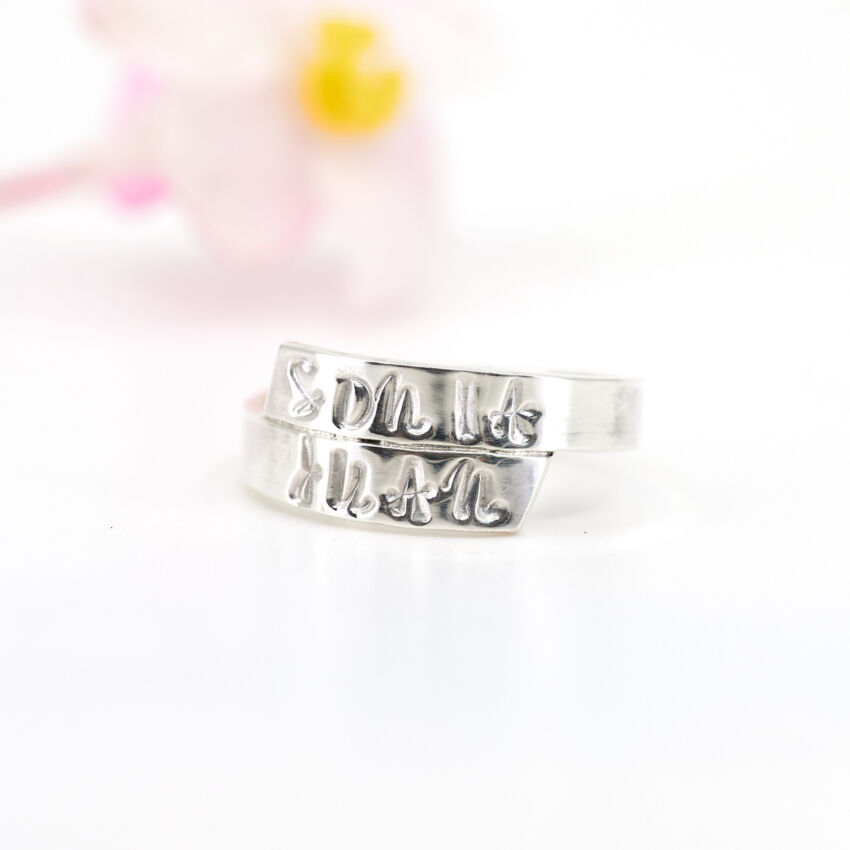 Anillo Palabra de Amor ancho