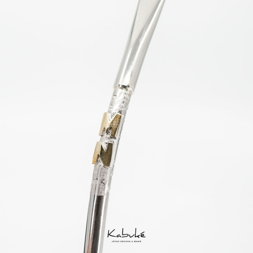 Bombilla caño fino boquilla ancha