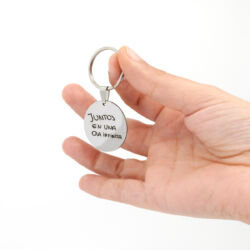 Llavero grabado con tu dibujo o letra