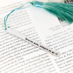 Marcalibro fino con borla