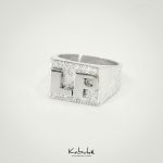 Anillo unisex con iniciales