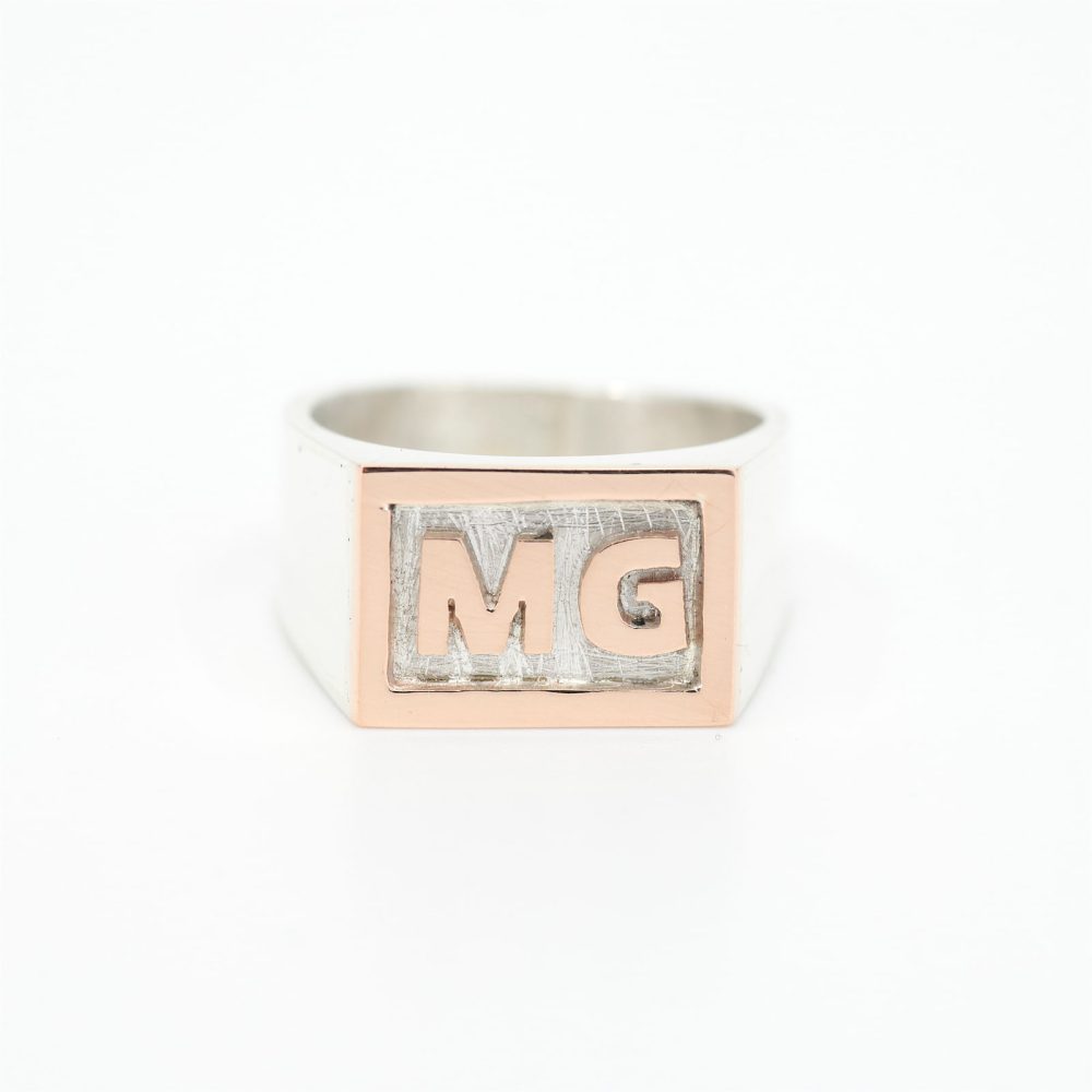 Anillo de sello hombre
