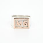 Anillo de sello hombre