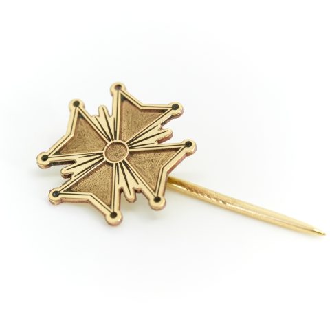 Prendedor de solapa personalizado en bronce
