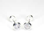 Caravanas punto luz blanco 5 mm